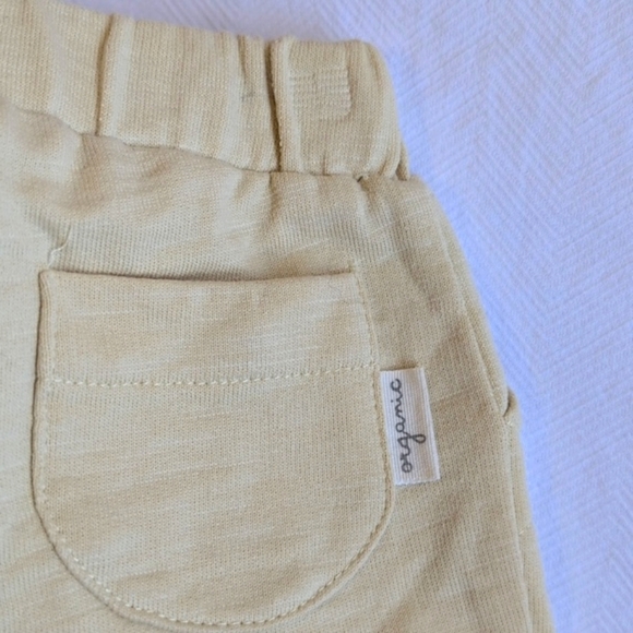 anko soft yellow cotton joggers size newborn baby - Picture 5 of 6
